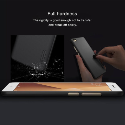 Ốp Lưng Sần chống sốc cho Xiaomi Redmi Note 5A hiệu Nillkin Super Frosted Shield (Đính kèm giá đỡ hoặc miếng dán từ tính) - Hàng Chính Hãng