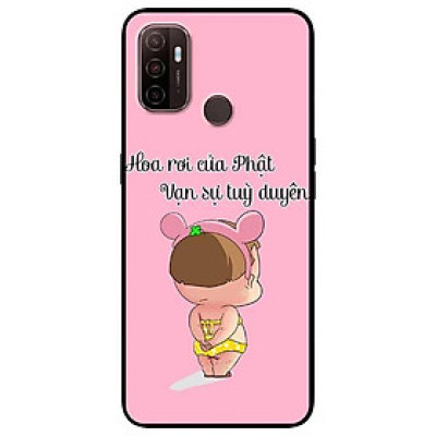 Ốp lưng dành cho Oppo A53 - A93 ( F17 Pro ) - mẫu Quỳnh Hoa Rơi