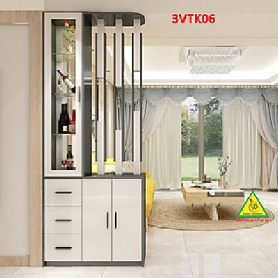 VÁCH NGĂN PHÒNG KHÁCH, NHÀ BẾP, VÁCH NGĂN PHÒNG 3VTK06 - NỘI THẤT LẮP RÁP VIỄN ĐÔNG