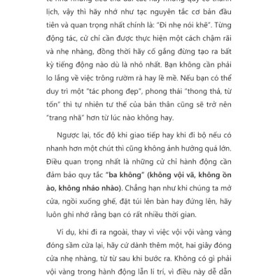 	Cẩm Nang Cung Cách Thanh Lịch - 8 Bài Học Từ Người Nhật _AZ