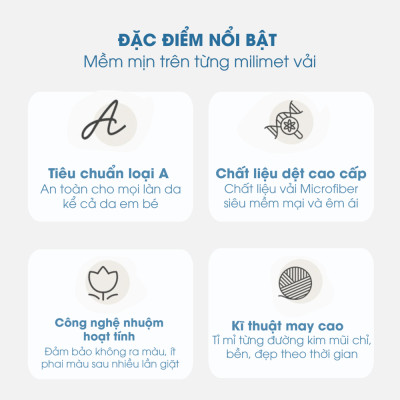 Mền tuyết NIN House màu xanh Dark Blue 1m3x2m, 1m6x2m chăn tuyết nhung microfiber