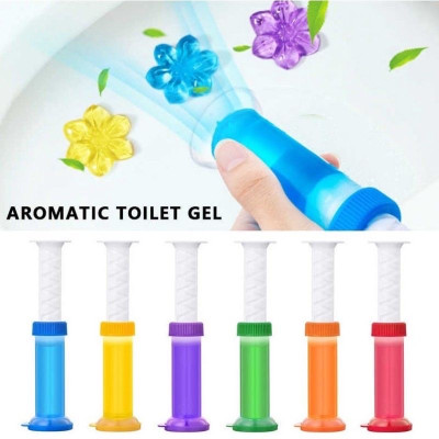 Set 5 ống  Gel thơm khử bồn cầu   hình bông hoa  ,giúp khử mùi , khử trùng , vệ sinh diệt khuẩn  bảo vệ bồn cầu luôn sạch và thơm 