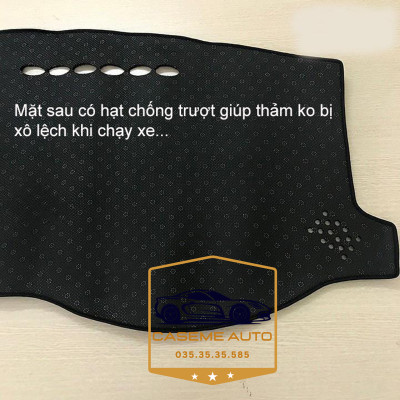 [HONDA JAZZ] Thảm Taplo 3 Lớp Dành Cho Xe HONDA JAZZ, Nhung Lông Cừu Và Da Vân Carbon Cao Cấp - Hàng Chính Hãng