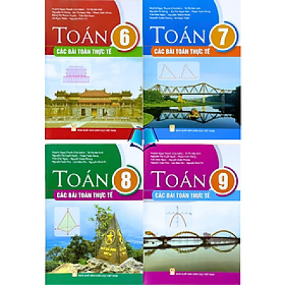 Sách - Combo Toán 6.7.8.9 Các Bài Toán Thực Tế