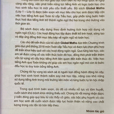 Sách - Global Maths lớp 2 (HEID)