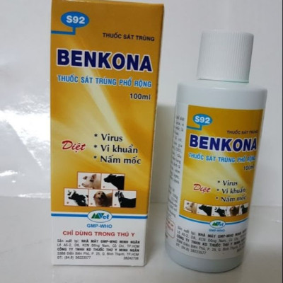 Dung dịch BENKONA sát trùng và khử khuẩn phổ rộng hiệu quả cao
