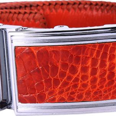 Thắt Lưng Nam Da Cá Sấu Đan Viền Bản Lớn Gai Huy Hoàng HT4704