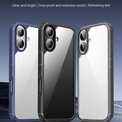 Ốp lưng chống sốc lưng trong dành cho iPhone 16 / 16 Plus / 16 Pro / 16 Pro Max - Hàng chính hãng