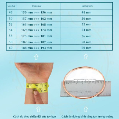 Vòng Tay Nữ ( 01 Vòng ) Bọng Khóa Gài Mạ Vàng 24K - MS 120.20.11