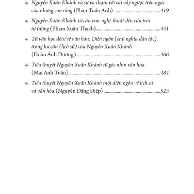 Nguyễn Xuân Khánh - Một Nụ Cười Mỉm, Một Nghiệp Văn Xuôi