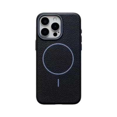 Ốp Lưng Da Likgus Beaty Viền Dẻo Chống Sốc Hỗ Trợ Sạc Không Dây Magnetic Cho Iphone 16 Pro Max / 15 Pro Max - Hàng chính hãng