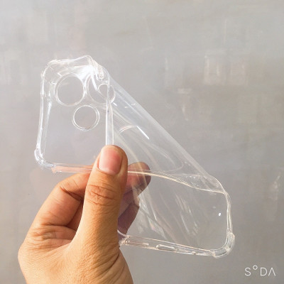 Ốp lưng cho Xiaomi Redmi 13 dẻo trong TPU chống sốc 4 góc cạnh ( hàng chính hãng)