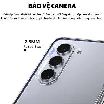 Ốp lưng trong suốt siêu mỏng chống ố vàng cho Samsung Galaxy Z Fold 7 5G Likgus Penone bảo vệ 360 độ màn phụ và mặt lưng (Tặng bút cảm ứng) - Hàng nhập khẩu