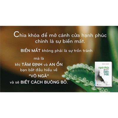 Sách - Hạnh Phúc Đến Từ Sự Biến Mất - First News