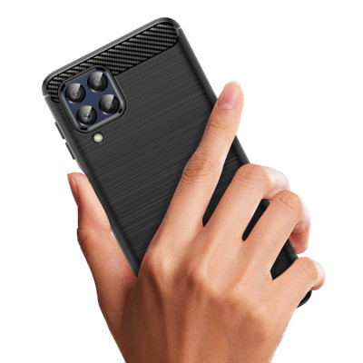 Ốp lưng chống sốc cho Samsung Galaxy M23 , M33, M53 , M52 , M62 Vân Sợi Carbon - Hàng chính hãng