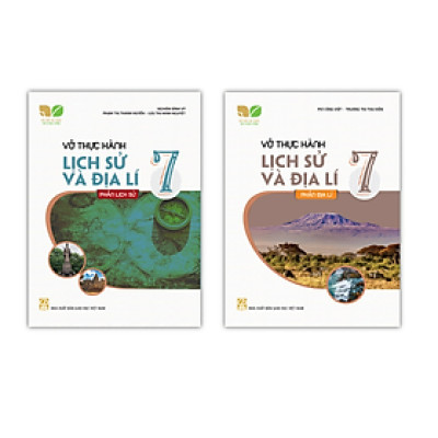 Sách - Combo 2 cuốn Vở thực hành Lịch sử và Địa lí 7 (Kết nối tri thức với cuộc sống)