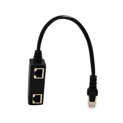 Cáp Chia Cổng Mạng LAN RJ45 1 Sang 2 Cổng - Hàng Nhập Khẩu