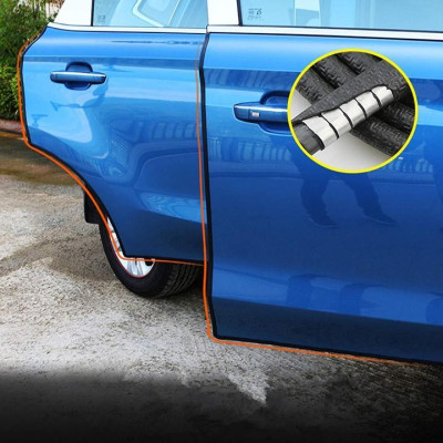 Freeship 30K cuộn 12m Nẹp viền chữ U cao su lõi thép trang trí và chống xước nẹp viền cánh cửa ô tô