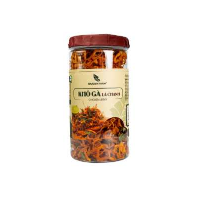 Khô gà lá chanh 250gr |GARDEN FARM | Ăn Vặt Văn Phòng, Du Lịch, Tết, thơm ngon