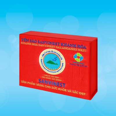 Hộp quà tặng Yến sào Sanvinest Khánh Hòa chính hiệu tinh chế 50g - Q550