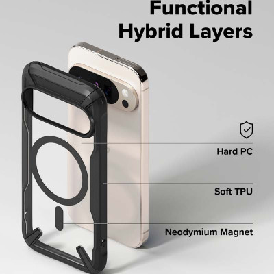 Ốp lưng cho Google Pixel 10 / 10 Pro RINGKE Fusion X Magnetic - Hàng Chính Hãng