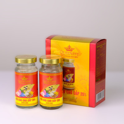 Yến sào cao cấp Queennest 25% Nhân Sâm -  hũ 150ml (hộp nhỏ 2 hũ) - hàng chính hãng
