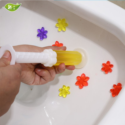Set 5 ống  Gel thơm khử bồn cầu   hình bông hoa  ,giúp khử mùi , khử trùng , vệ sinh diệt khuẩn  bảo vệ bồn cầu luôn sạch và thơm 