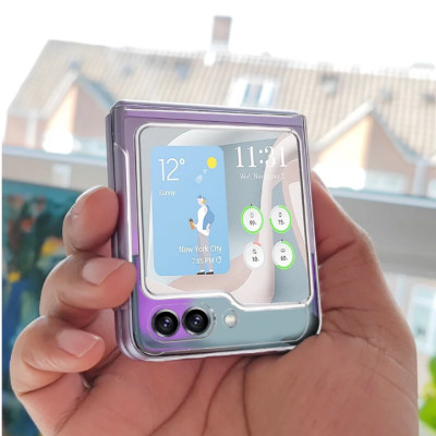 Ốp lưng trong suốt chống sốc cho Samsung Galaxy Z Flip 6 hiệu Likgus Crystal - Bảo vệ toàn diện, chống sốc chống va đập, đệm khí 4 góc - Hàng nhập khẩu