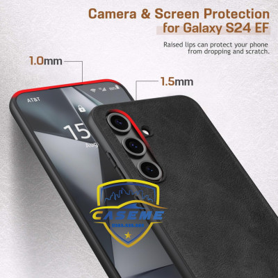 Ốp Lưng Da X-Level Dành Cho Samsung S24 FE Sang Trọng, Chống Sốc, Da PU Cao Cấp - Hàng Nhập Khẩu