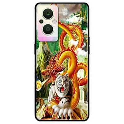 Ốp lưng dành cho Oppo A16K - Oppo A36 / A76 - Oppo Reno 7z 5G mẫu Long Tranh Hỗ Đấu