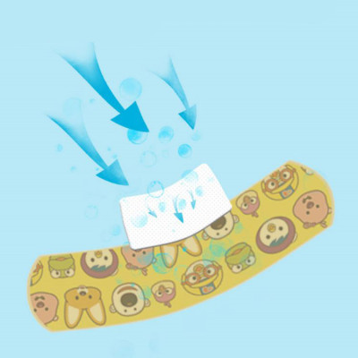 Hộp 20 miếng Băng y tế urgo hoạt hình dễ thương Pororo Kids Bandage Hàn Quốc