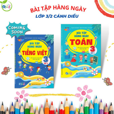 Sách - Combo Bài Tập Hằng Ngày Toán và Tiếng Việt Lớp 3 - cánh diều - Tập 1, 2 (2 cuốn)
