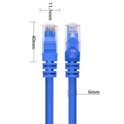 Ugreen UG11205NW102TK 10M Màu xanh Cáp mạng LAN CAT6 UPT - HÀNG CHÍNH HÃNG