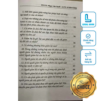 Câu hỏi thường gặp trong lĩnh vực Dân sự - PGS.TS Phạm Văn Tuyết - LS.TS. Lê Kim Giang (NXB Tư pháp)