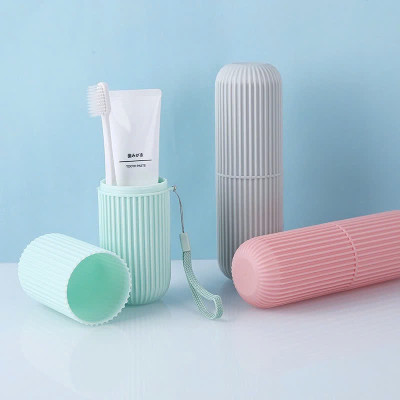 Hộp Đựng Bàn Chải, Kem Đánh Răng, Lược, Khăn Mặt  Hộp Đựng Đồ Mang Đi Du Lịch Tiện Lợi Nhiều Màu Sắc MÀU XANH