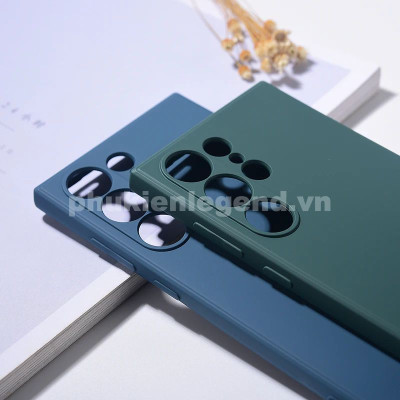 Ốp Lưng Cho Samsung Galaxy S25 Ultra | S25 Plus | S25 | S24 Ultra | S24 Plus | S24 | S24 Fe Silicone Dẻo Lót Nhung Nỉ Chống Sốc chống bẩn hạn chế bám vân tay - Hàng Nhập Khẩu