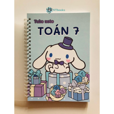 Sách Takenote lớp 7: Toán + Văn Cánh Diều + Tiếng Anh 3-12 khổ A5 (Phiên Bản Mới Nhất)