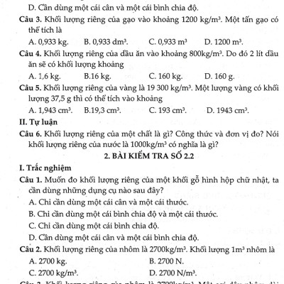 Đề Kiểm Tra, Đánh Giá Vật Lí 8 - Khoa Học Tự Nhiên (Bám Sát SGK Kết Nối Tri Thức Với Cuộc Sống) _HA