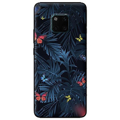Ốp lưng in cho Huawei Mate 20 Pro mẫu Bướm Đậu - Hàng chính hãng