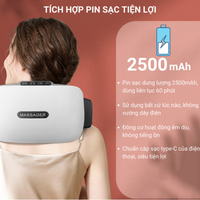 Đai Massage Bụng , Hỗ Trợ tan Đau Nhức, Bi Đá Kết Hợp Hồng Ngoại, Giảm Đau Bụng Cho Người Viêm Đại Tràng, Táo Bón, tan mỡ bụng , thon gọn cơ thể 