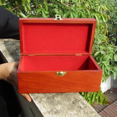 Hộp Đựng Trang Sức , Dấu Giám Đốc Gỗ Tự Nhiên Lót Nhung Đỏ Chính Hãng TOKDODO
