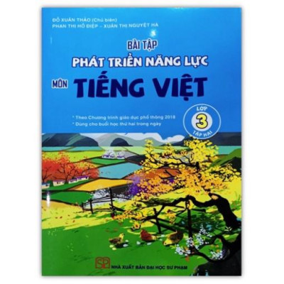Sách - Combo Bài tập phát triển năng lực môn Tiếng Việt 3 - Tập 1 + 2 (Kết Nối)