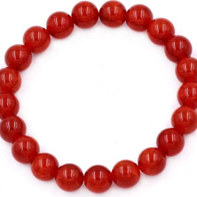 Chuỗi đeo tay Đá Vân Rồng Đỏ size 8 ly 22 hạt - hợp mệnh Hỏa, mệnh Thổ