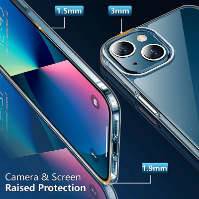 Ốp lưng chống sốc trong suốt cho iPhone 14 (6.1 inch) Likgus Crashproof giúp chống chịu mọi va đập - hàng nhập khẩu