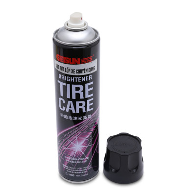 Chai xịt bọt dung dịch rửa lốp ô tô xe máy chuyên dụng 650ml