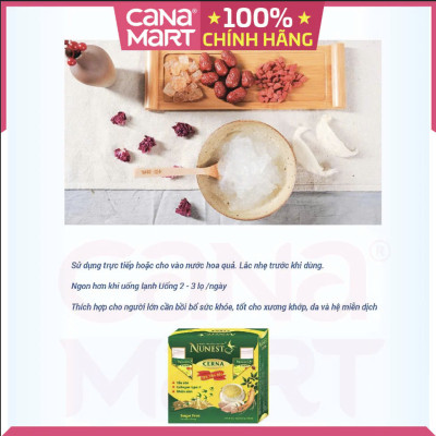 [Hộp 6 lọ x 70ml] Nước yến sào cao cấp Nunest Cerna dành cho người bệnh tiểu đường