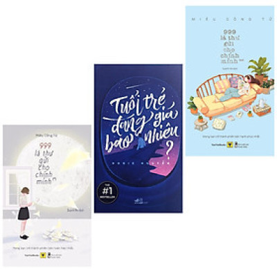 Combo 3 Cuốn Sách Hay Của Tuổi Trẻ : 999 Lá Thư Gửi Cho Chính Mìn (Tập 1+2 ) - Mong Bạn Trở Thành Phiên Bản Hoàn Hảo Nhất + Tuổi Trẻ Đáng Giá Bao Nhiêu (Tái Bản) / Bộ Sách Sống Hạnh Phúc, Không Hối Tiếc Cho Các Bạn Trẻ