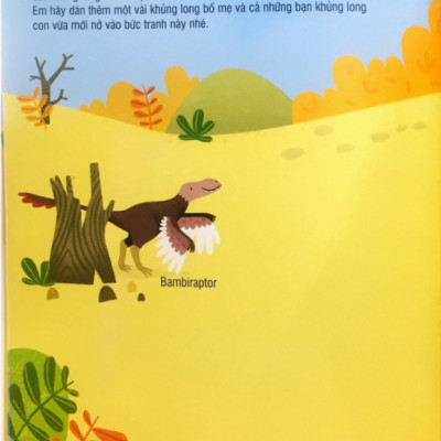 First Sticker Book - Sách Dán Hình Đầu Đời Cho Bé - Khủng Long