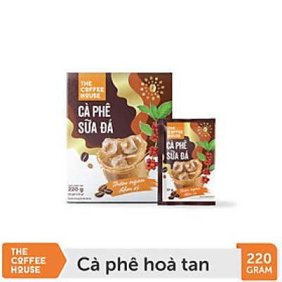 Combo 3 hộp cà phê sữa đá hoà tan (Hộp 10 gói x 22g)