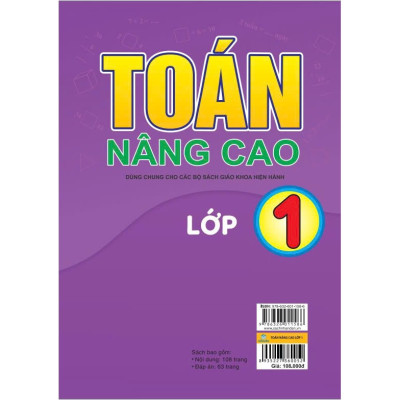 Sách - Toán Nâng Cao Lớp 1 - Biên soạn theo chương trình GDPT mới - ndbooks